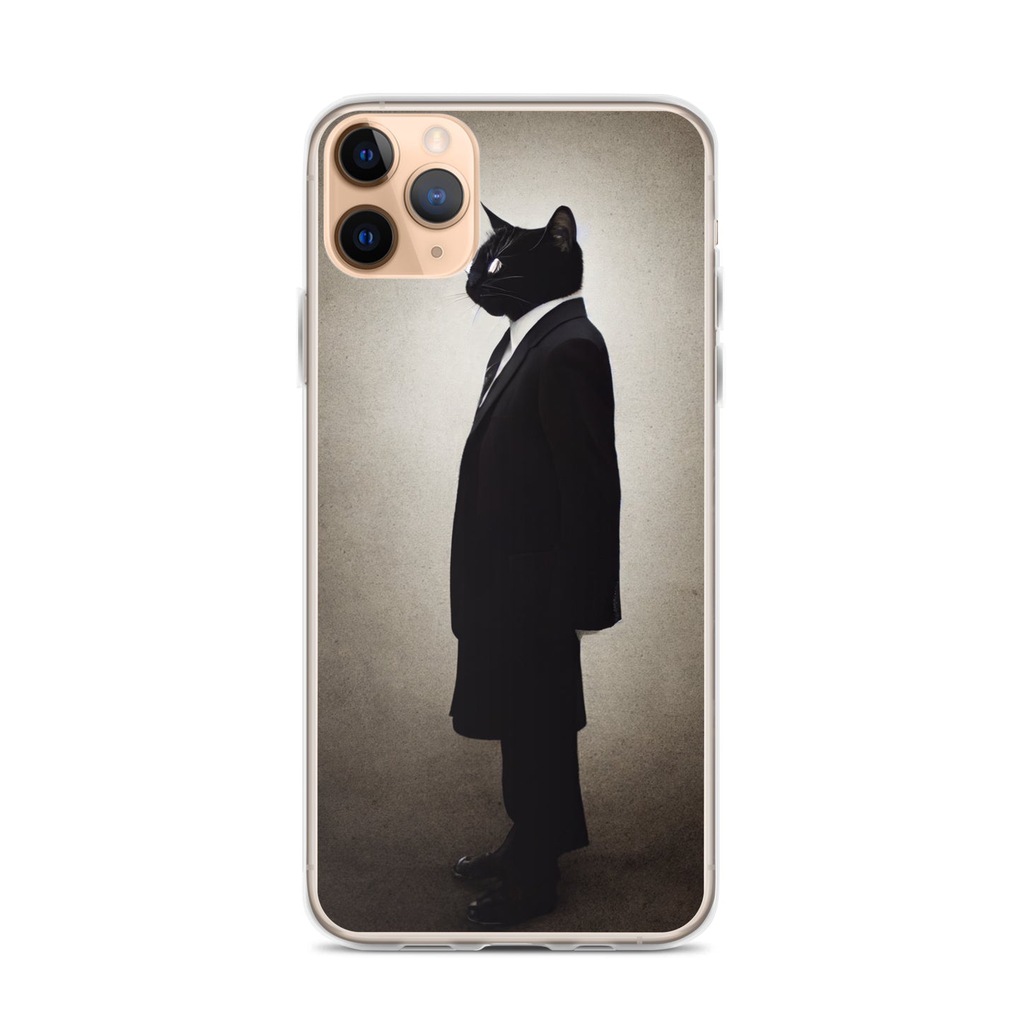 iPhone Case - Side Profile of Business Cat Boss