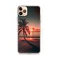 iPhone Case - Beach Life - Palm Tree at Sunset