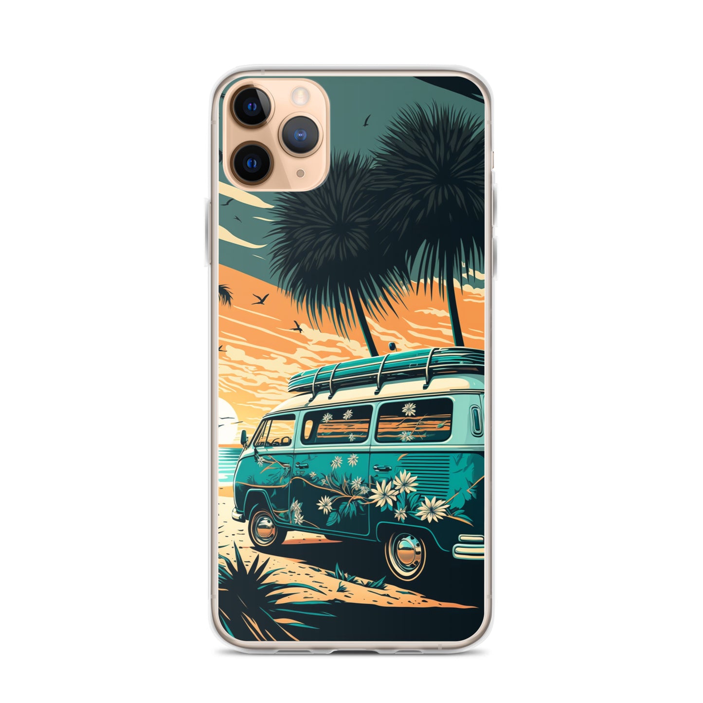 iPhone Case - Flower Surf Camper