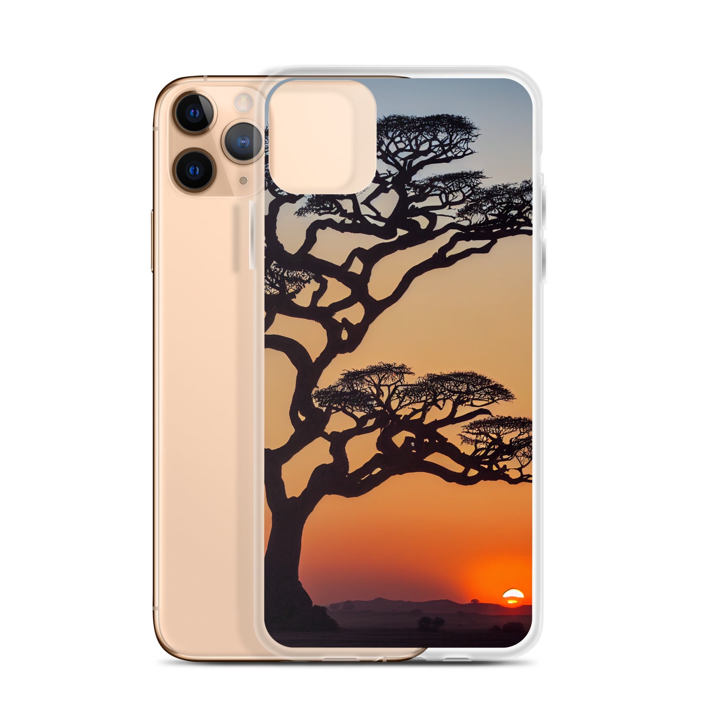 iPhone Case - African Vista - Acacia Tree at Sunset