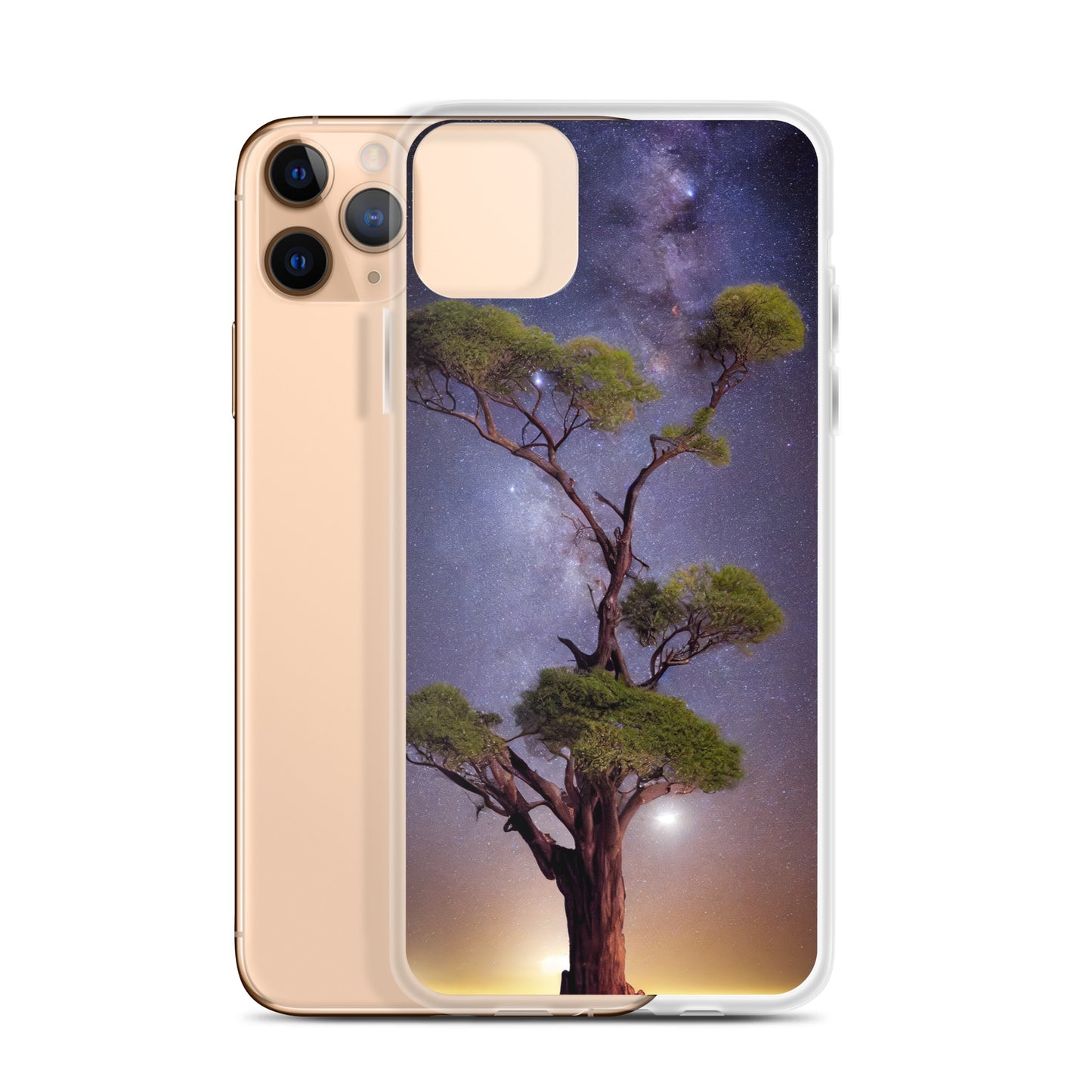 iPhone Case - African Vista - Acacia Tree Under the Milky Way