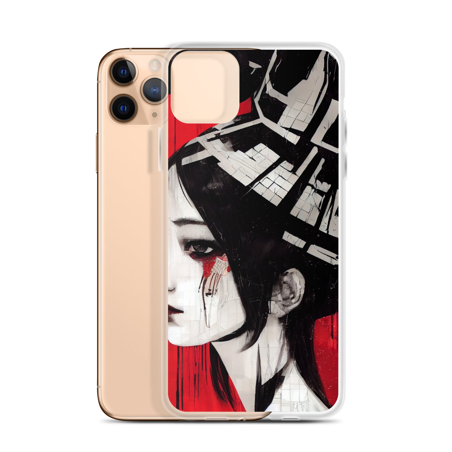 iPhone Case - Cyberpunk Geisha Girl