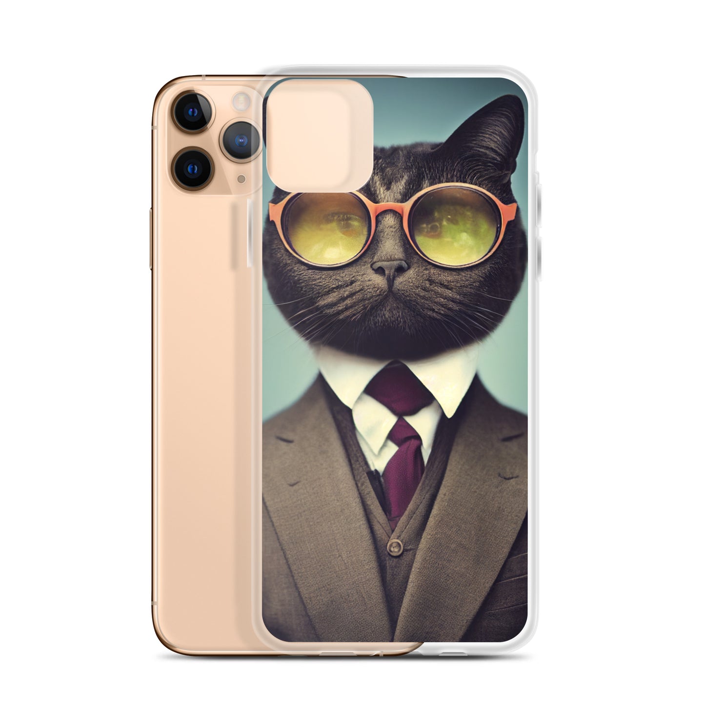 iPhone Case - Business Cat Accountant