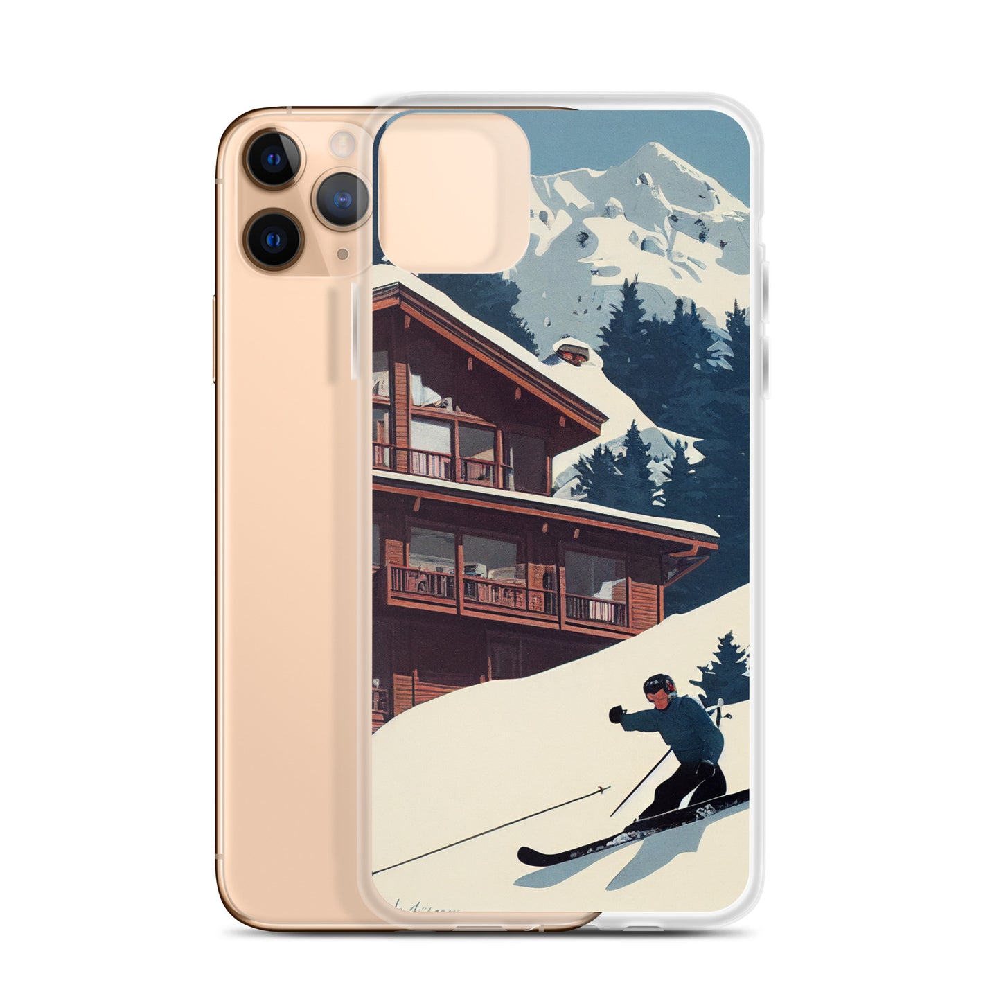 iPhone Case - Vintage Adverts - Ski Chalet