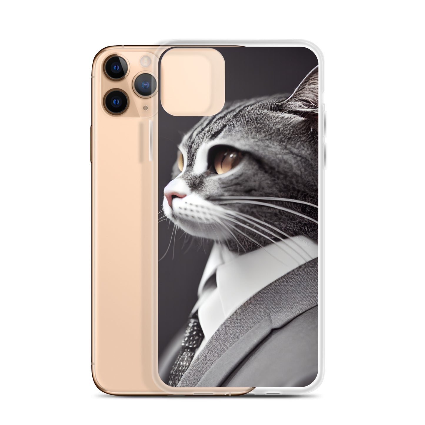 iPhone Case - Dapper Business Cat Boss