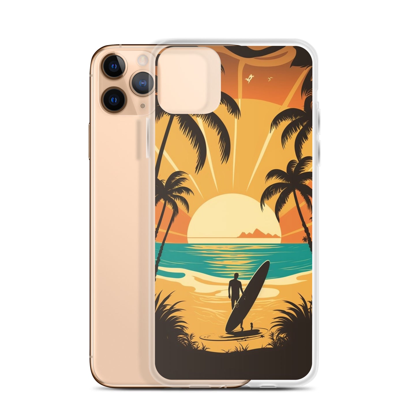 iPhone Case - Sunset Surfer