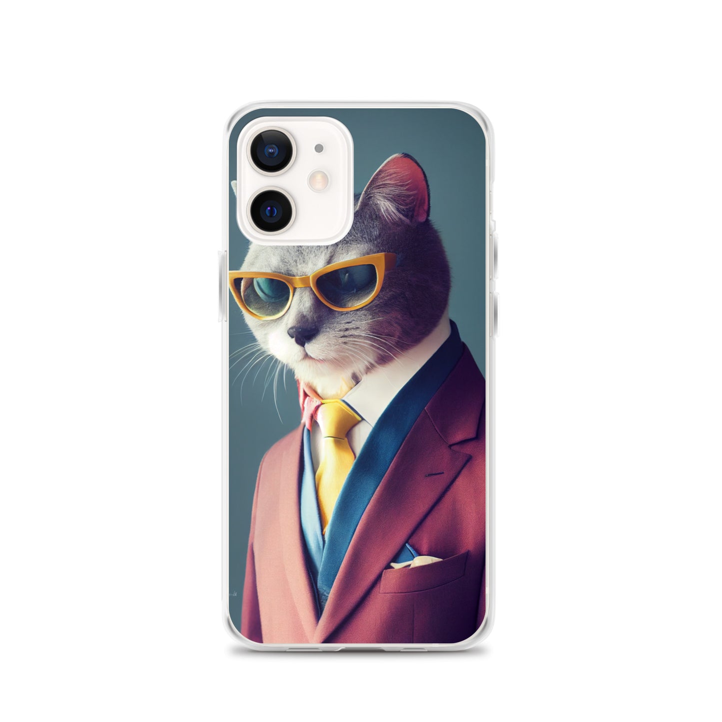 iPhone Case - Slick Business Cat in Yellow Tie