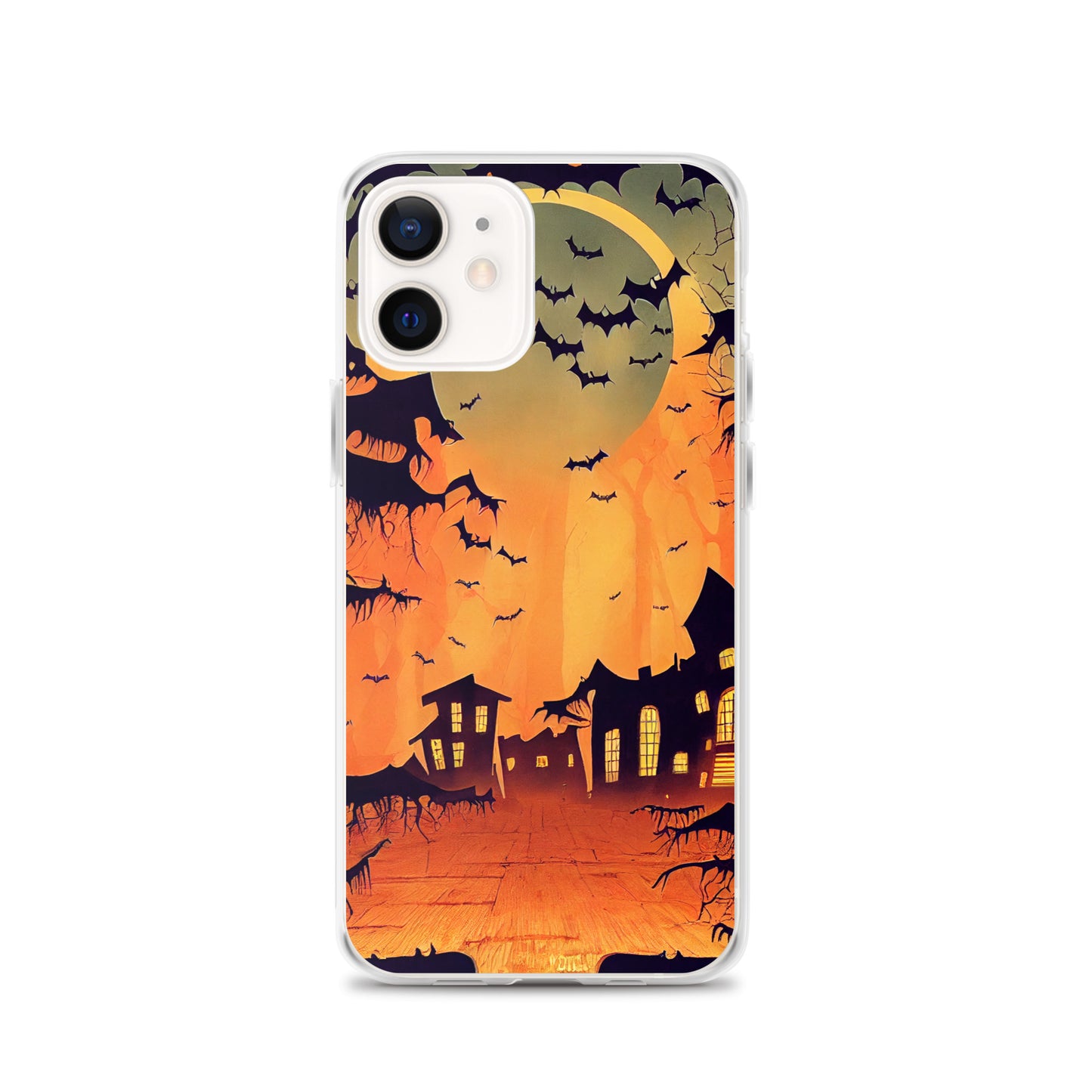 iPhone Case - Orange Halloween Moon