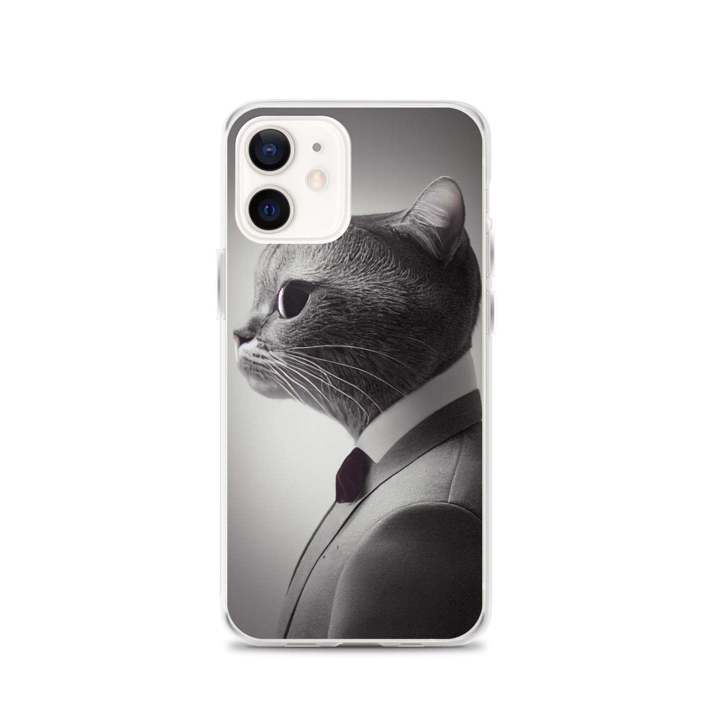 iPhone Case - Business Cat Boss in Gray