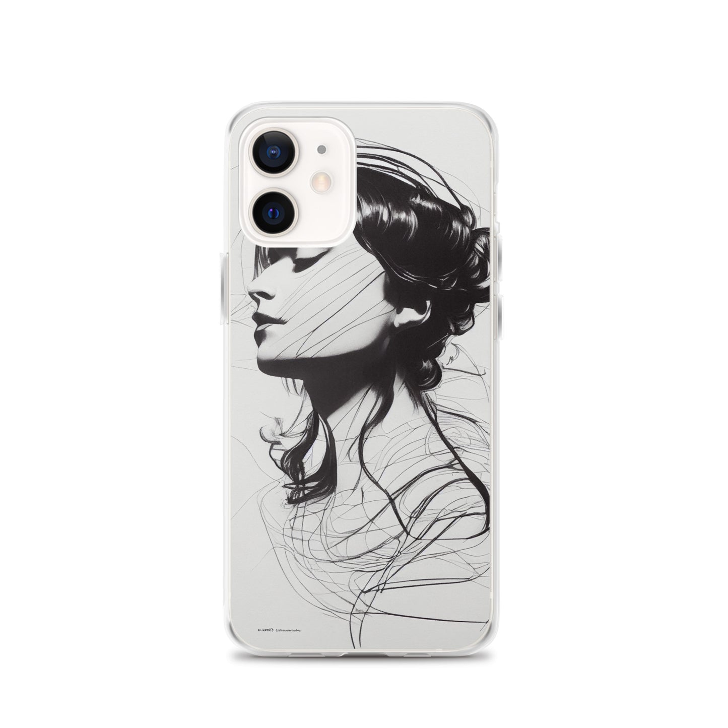 iPhone Case - Line Drawing of Woman's Profile