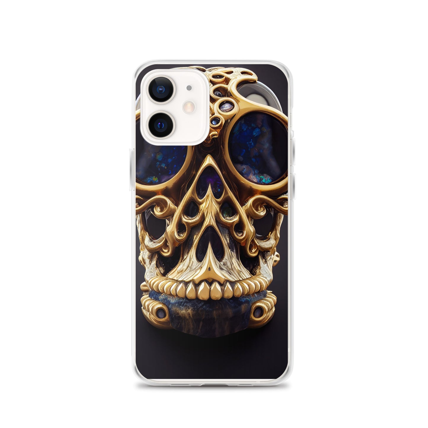 iPhone Case - Agate and Golden Skull