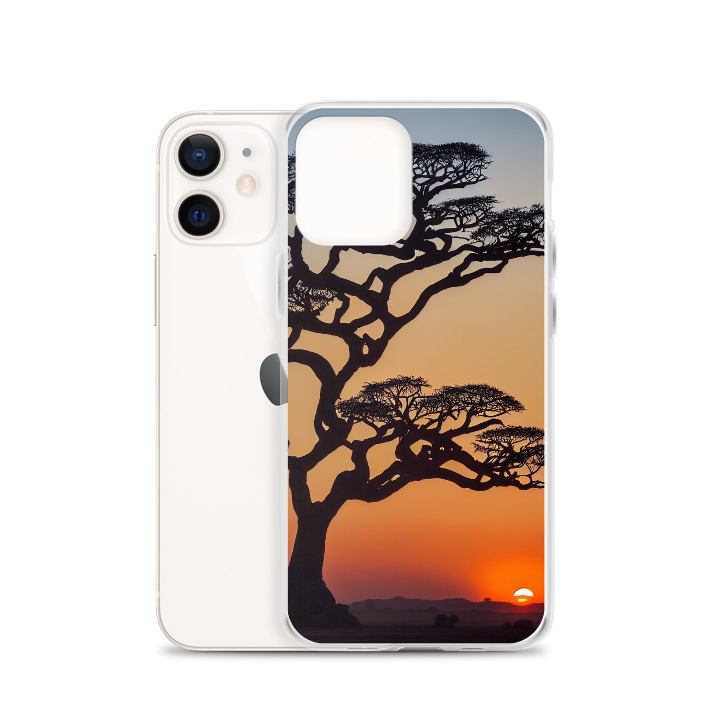 iPhone Case - African Vista - Acacia Tree at Sunset