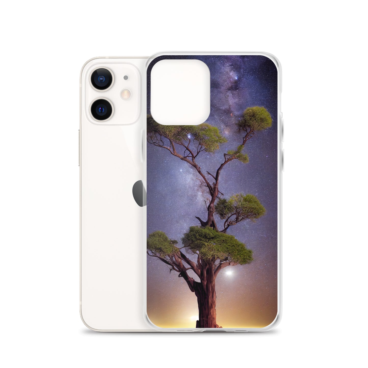 iPhone Case - African Vista - Acacia Tree Under the Milky Way