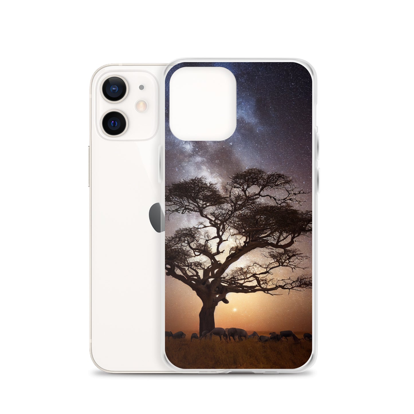 iPhone Case - African Vista - Acacia Under the Milky Way