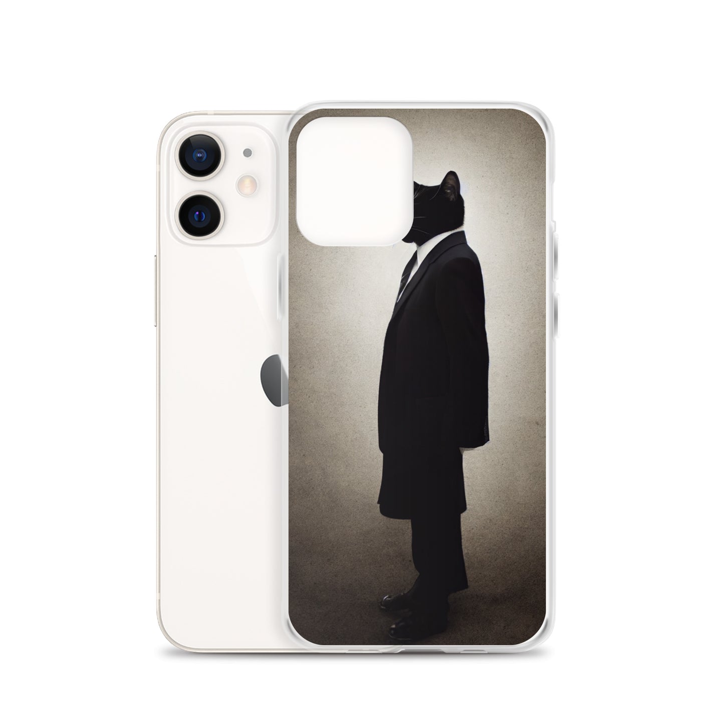 iPhone Case - Side Profile of Business Cat Boss