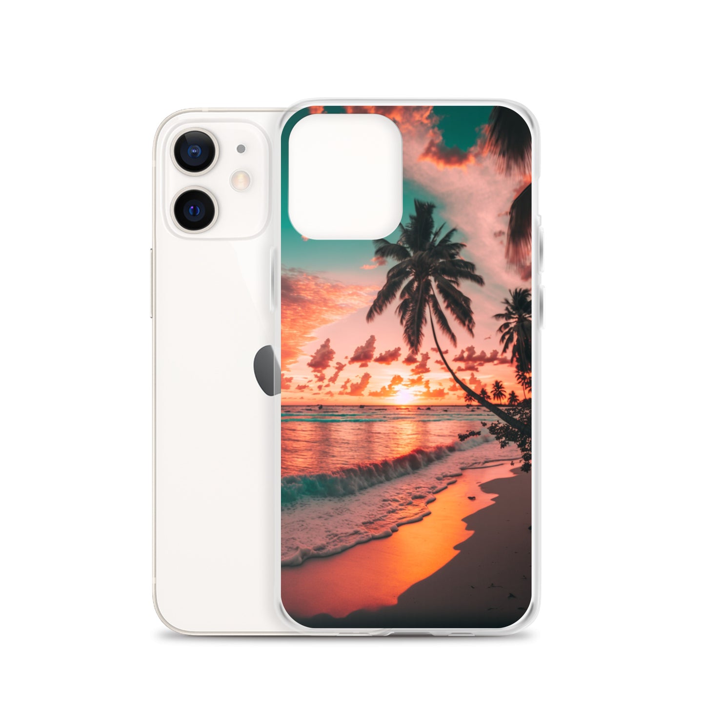 iPhone Case - Beach Life - Palm Tree at Sunset