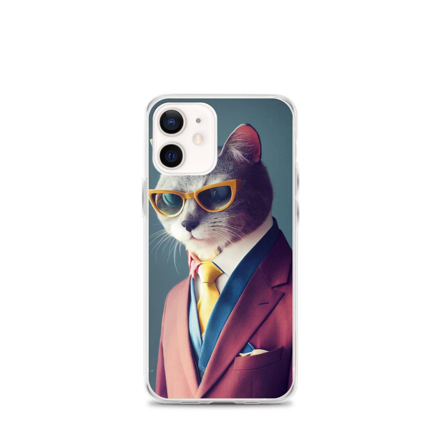 iPhone Case - Slick Business Cat in Yellow Tie