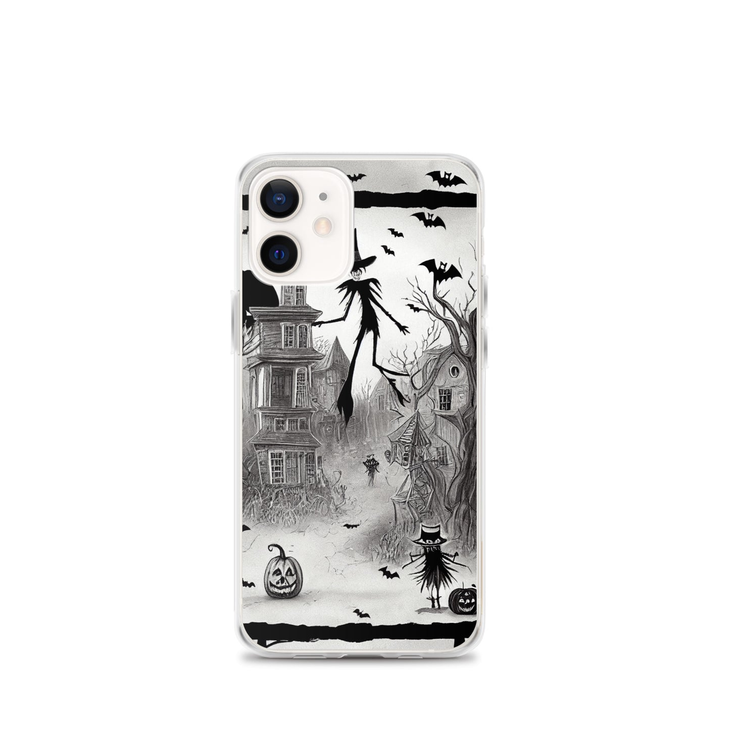 iPhone Case - Halloween is Here in Black and White