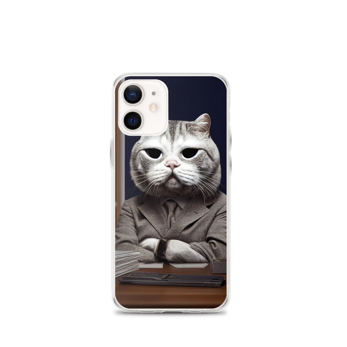 iPhone Case - Disappointed Business Cat Boss