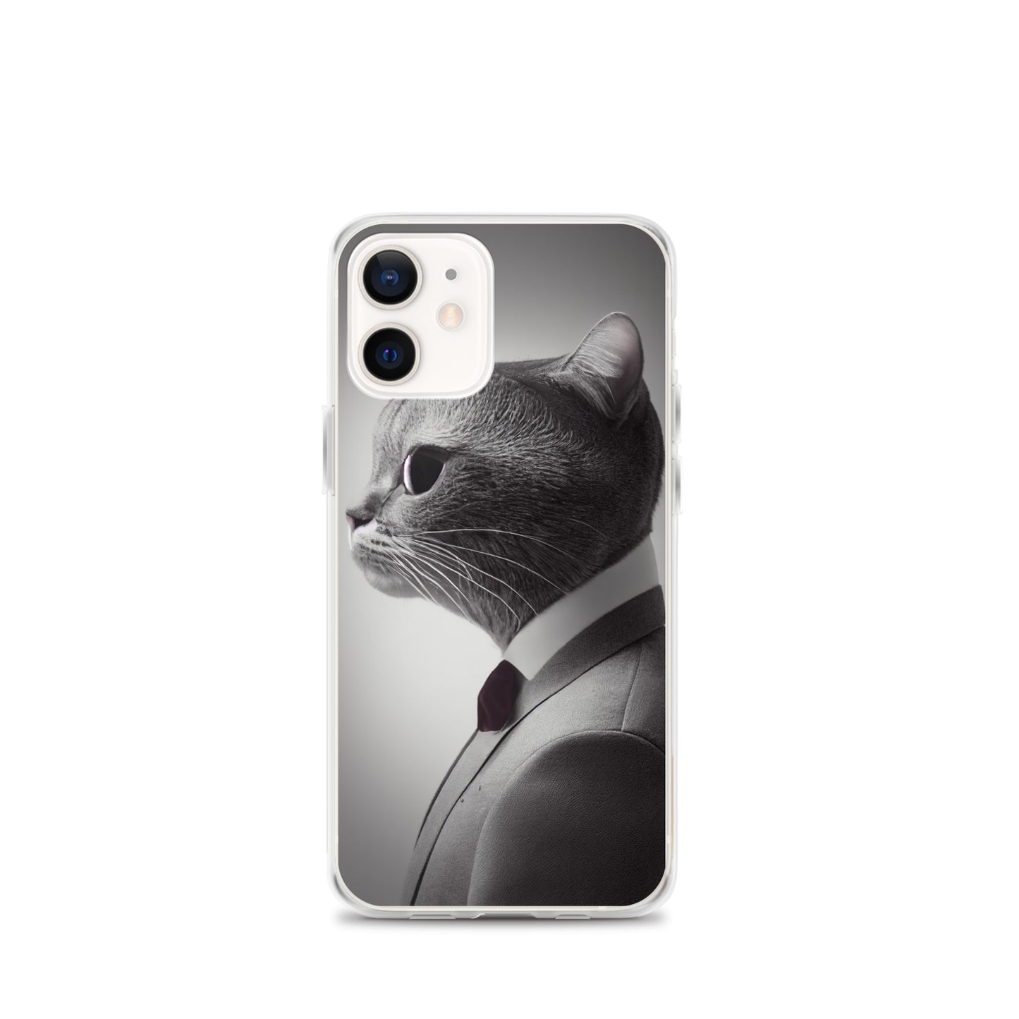 iPhone Case - Business Cat Boss in Gray