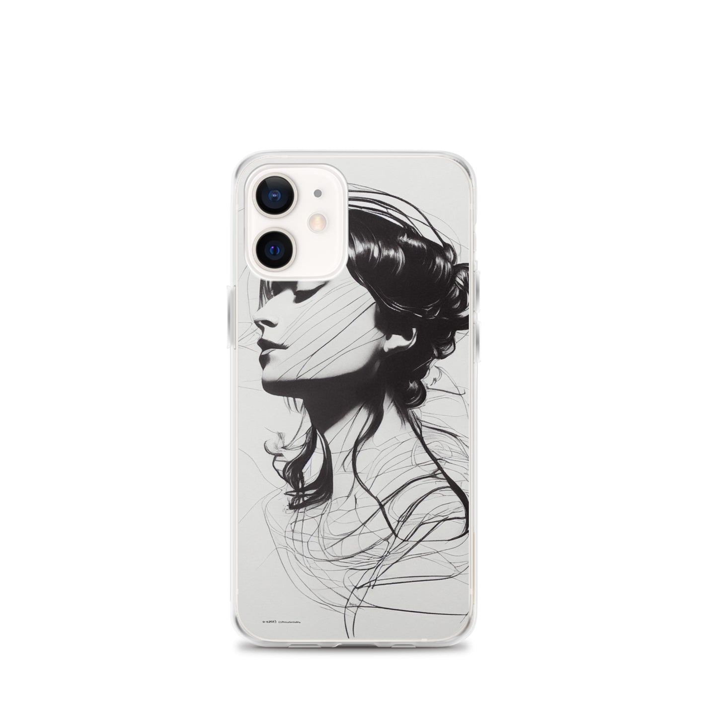 iPhone Case - Line Drawing of Woman's Profile