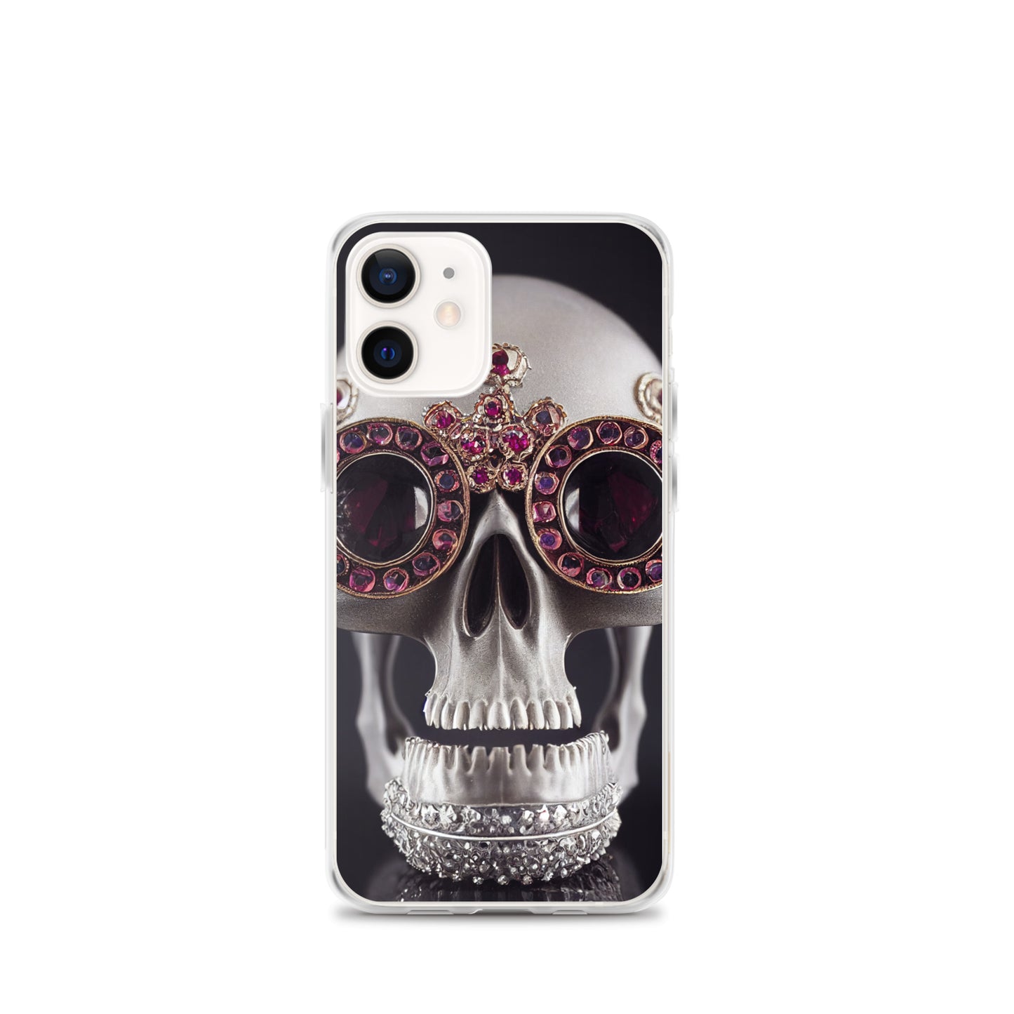 iPhone Case - Ornate Ruby Eyed Skull