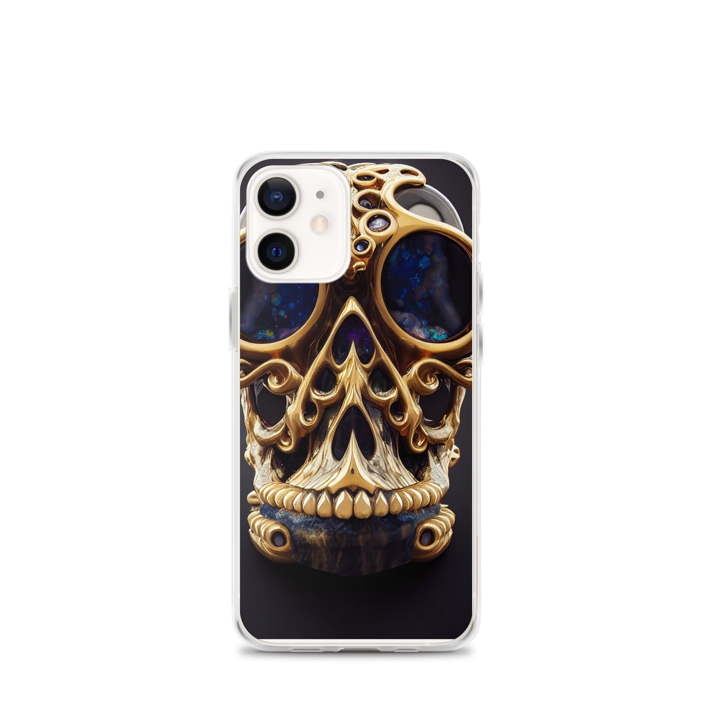 iPhone Case - Agate and Golden Skull