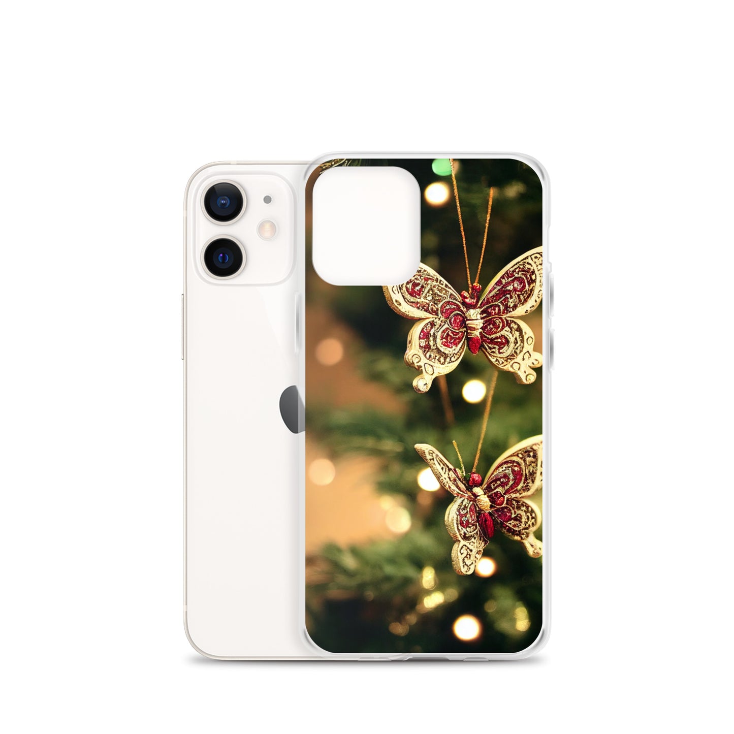 iPhone Case - Butterfly Christmas Ornaments