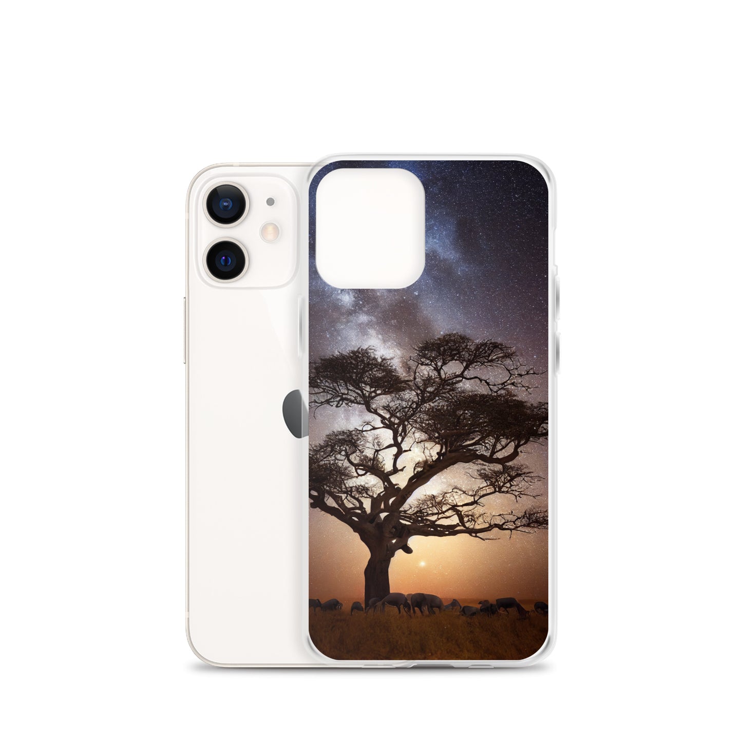 iPhone Case - African Vista - Acacia Under the Milky Way