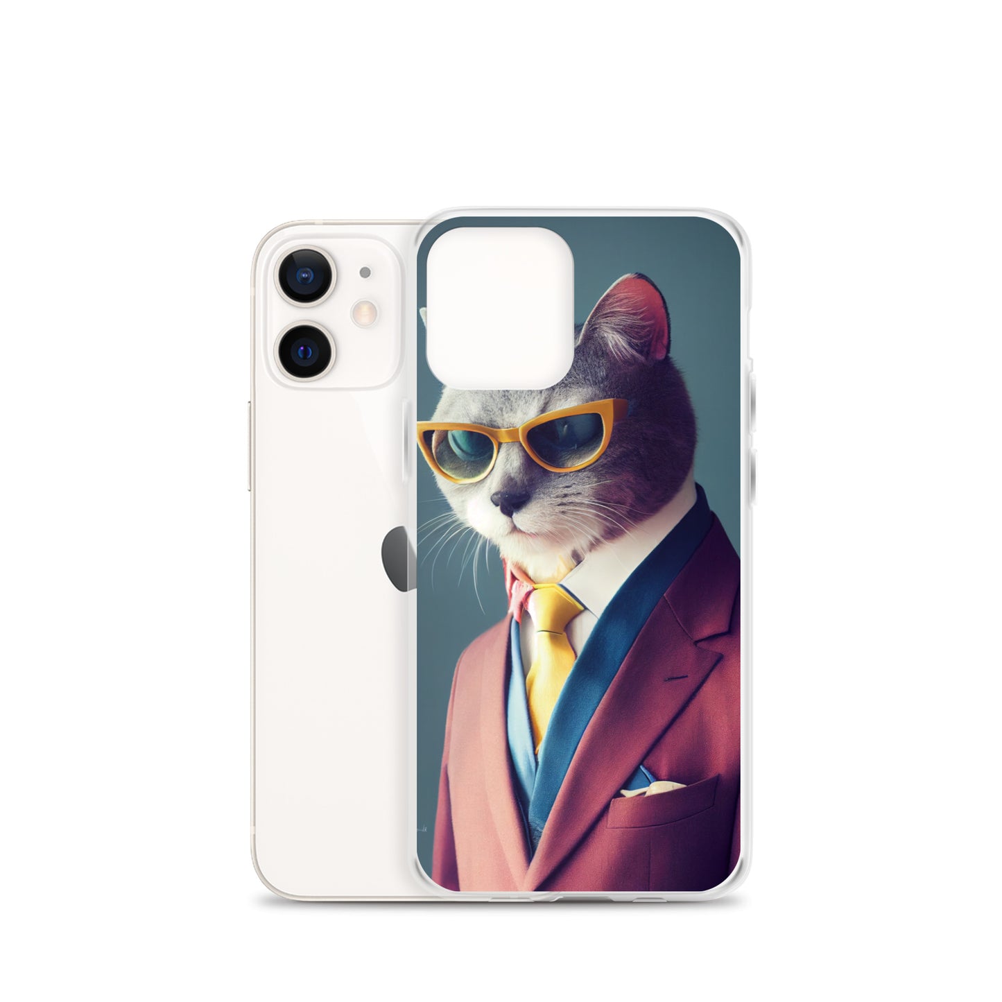 iPhone Case - Slick Business Cat in Yellow Tie