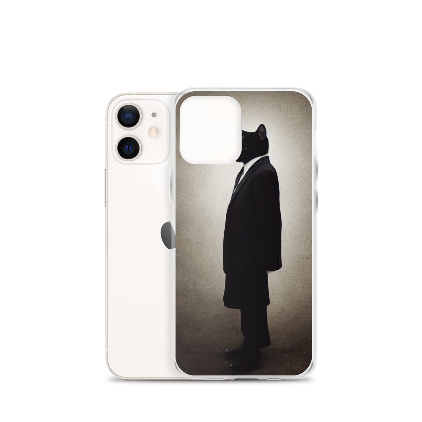 iPhone Case - Side Profile of Business Cat Boss