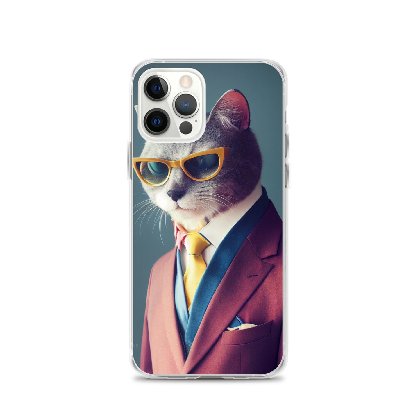 iPhone Case - Slick Business Cat in Yellow Tie