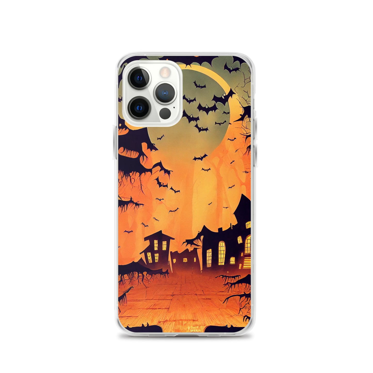 iPhone Case - Orange Halloween Moon