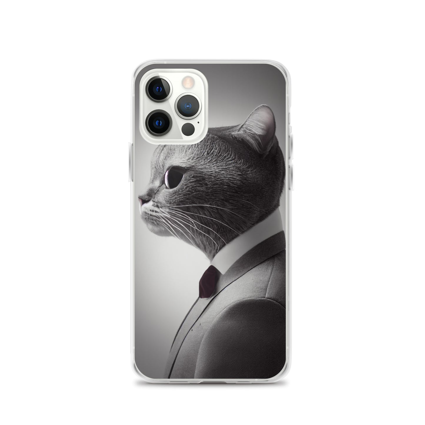 iPhone Case - Business Cat Boss in Gray