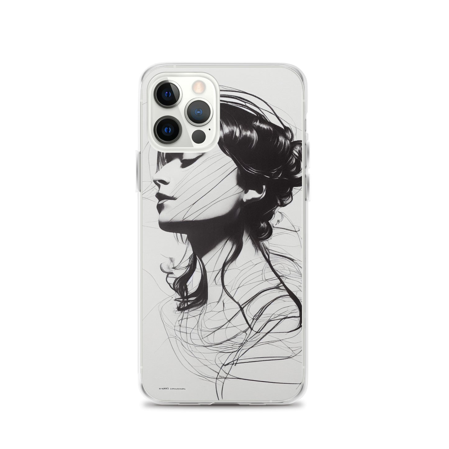 iPhone Case - Line Drawing of Woman's Profile