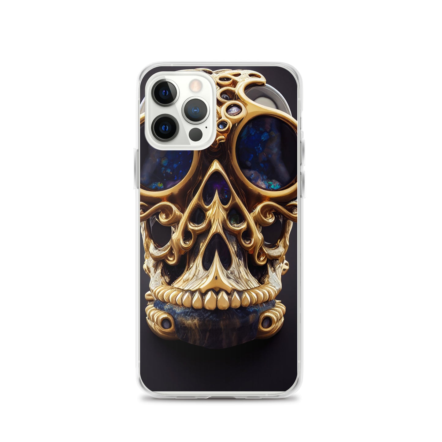 iPhone Case - Agate and Golden Skull