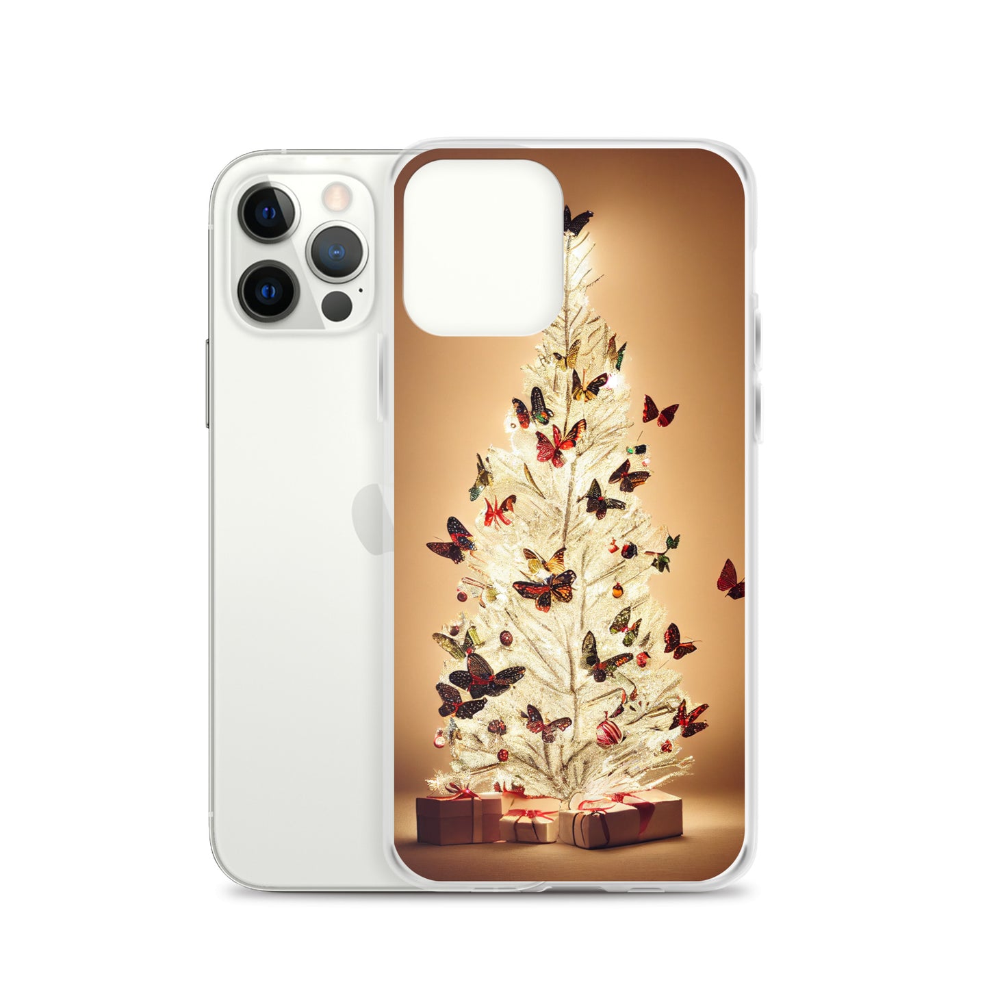 iPhone Case - Butterfly Christmas Tree