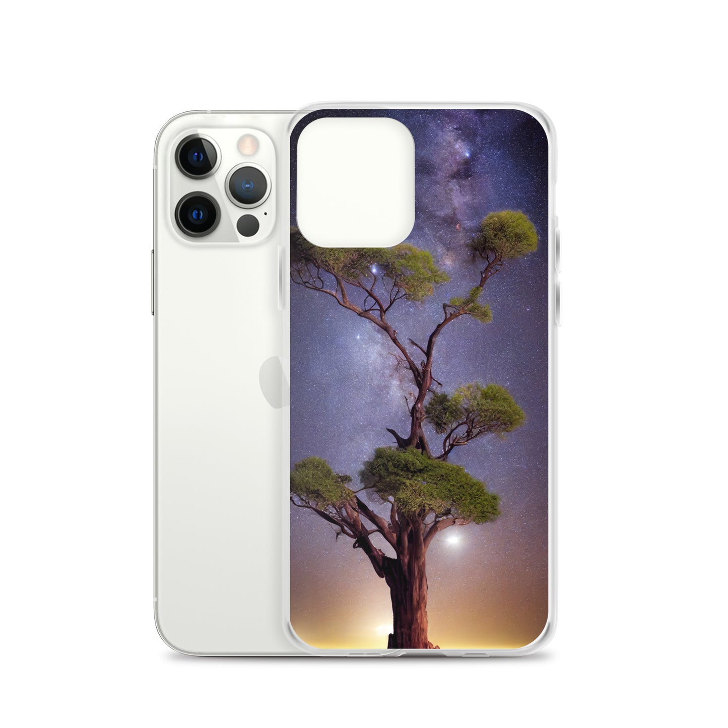 iPhone Case - African Vista - Acacia Tree Under the Milky Way