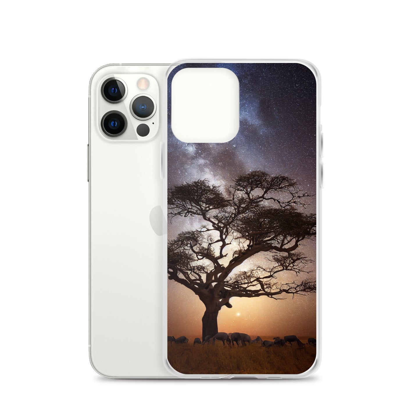 iPhone Case - African Vista - Acacia Under the Milky Way