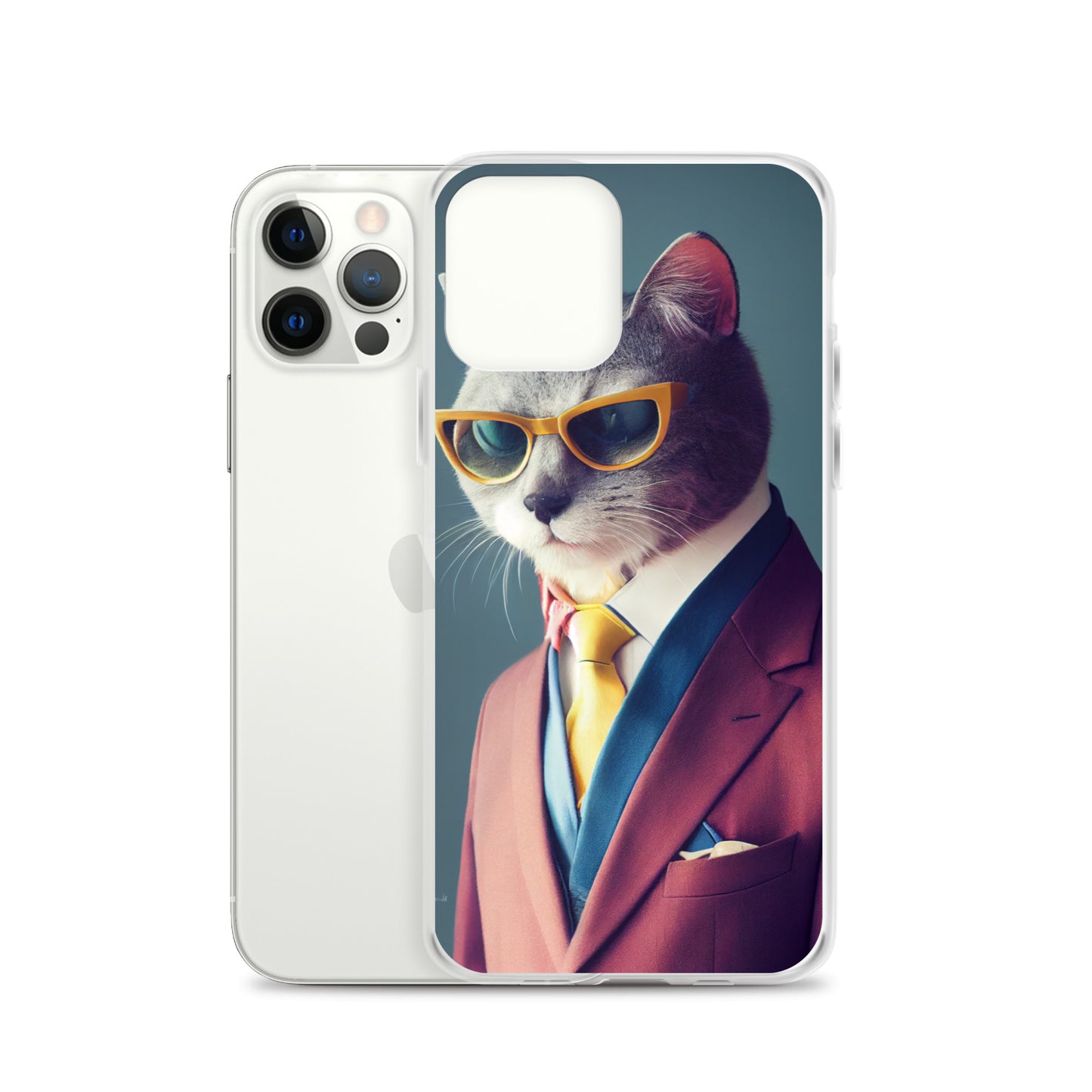 iPhone Case - Slick Business Cat in Yellow Tie