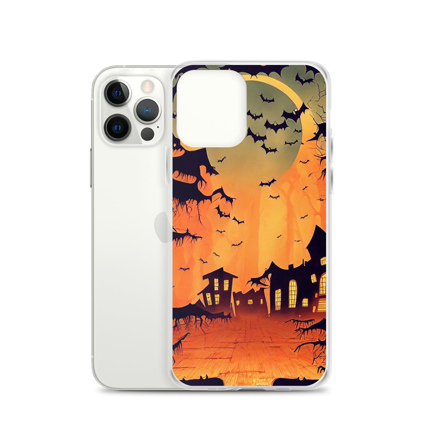 iPhone Case - Orange Halloween Moon