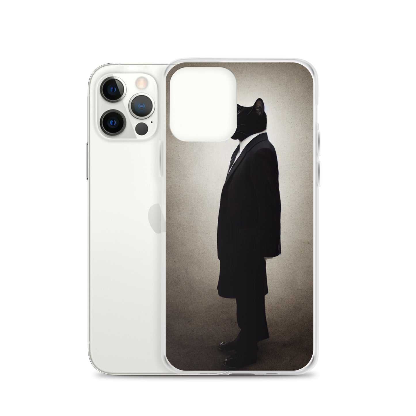 iPhone Case - Side Profile of Business Cat Boss