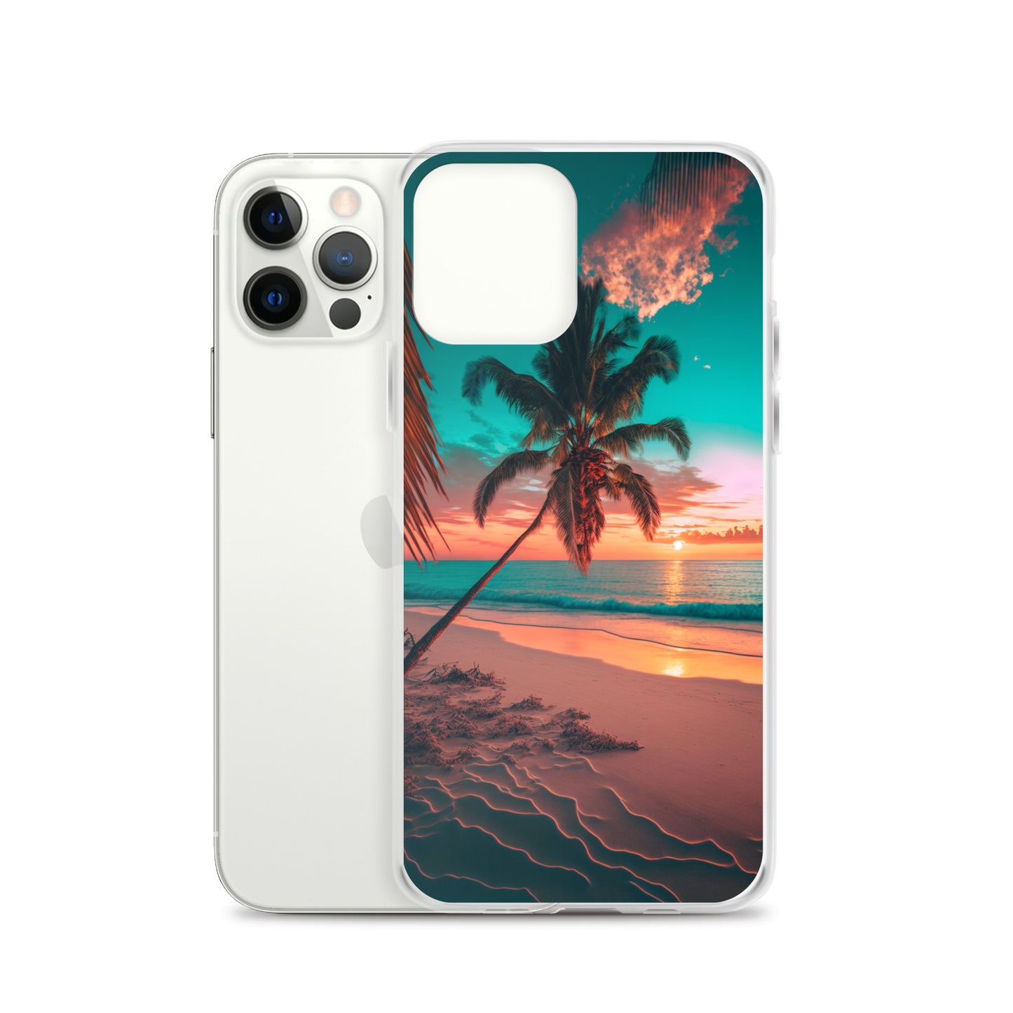 iPhone Case - Beach Life - Palm Tree at Sunset