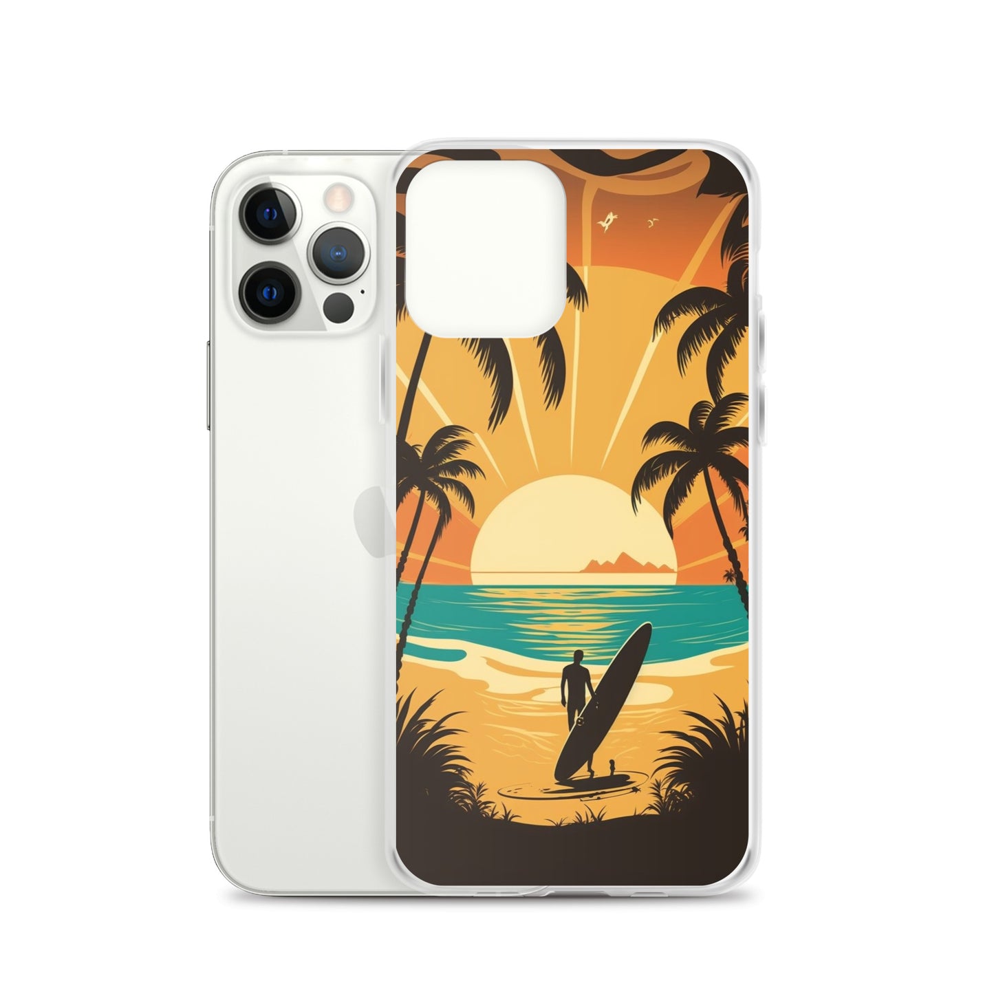 iPhone Case - Sunset Surfer