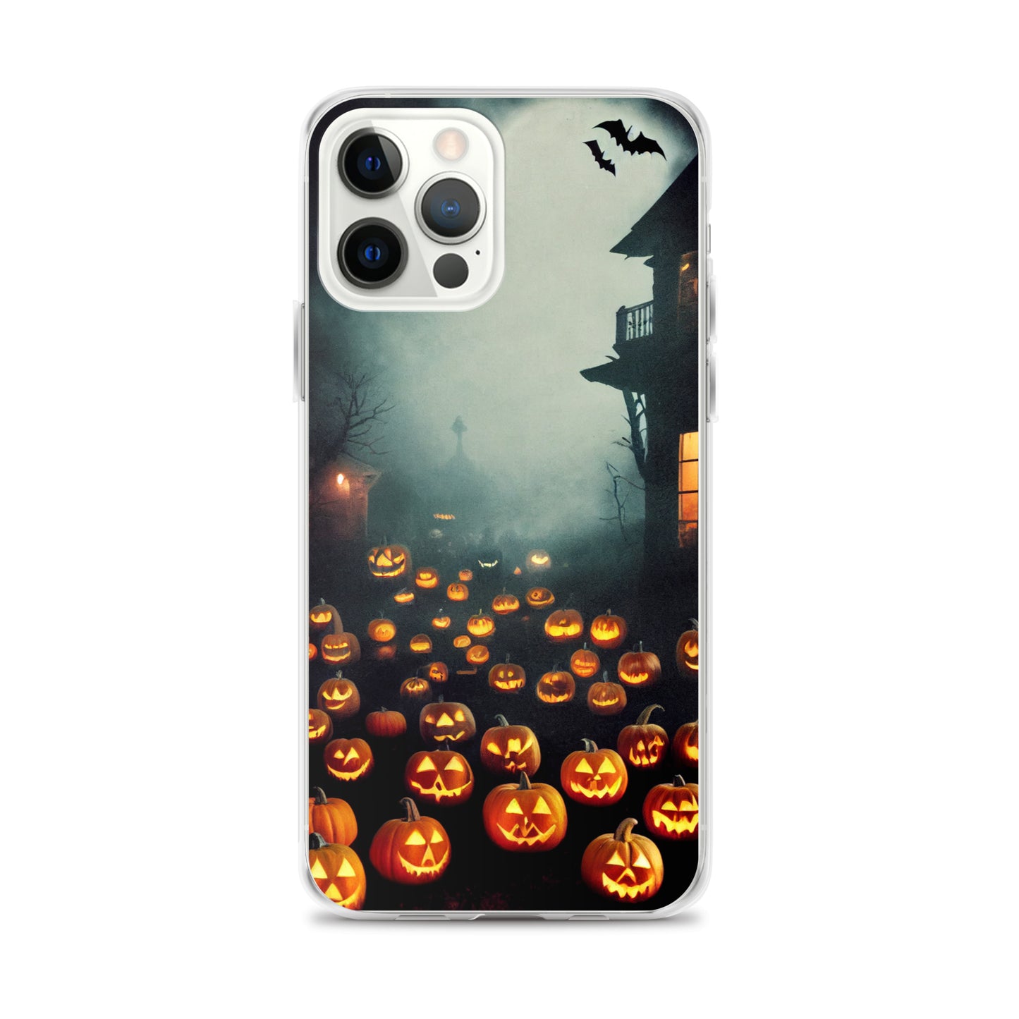 iPhone Case - Halloween Jack-o-Lanterns in the Mist