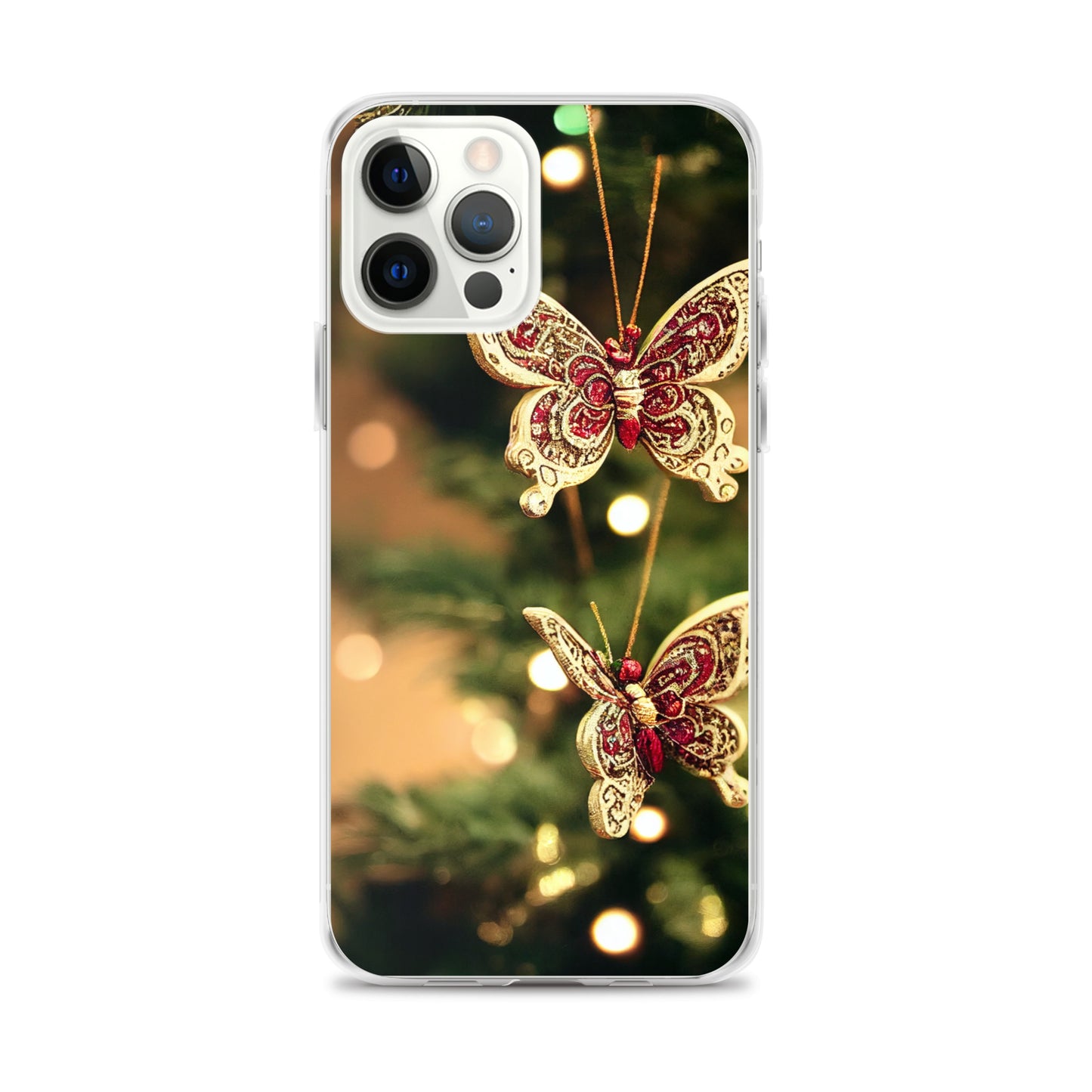 iPhone Case - Butterfly Christmas Ornaments