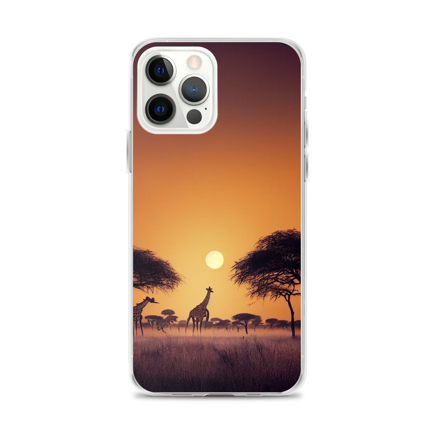 iPhone Case - African Vista - Giraffes Under Acacia Tree