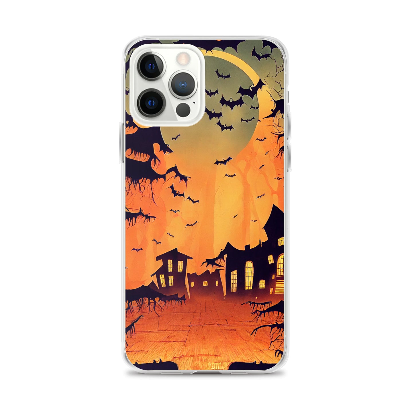 iPhone Case - Orange Halloween Moon