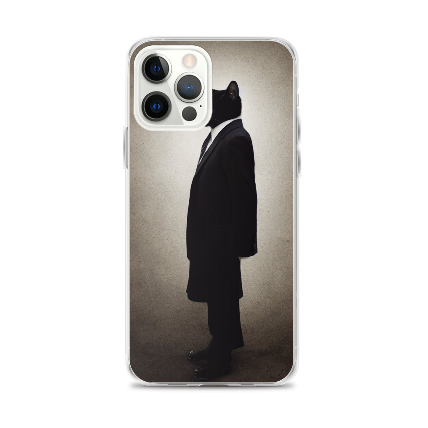 iPhone Case - Side Profile of Business Cat Boss