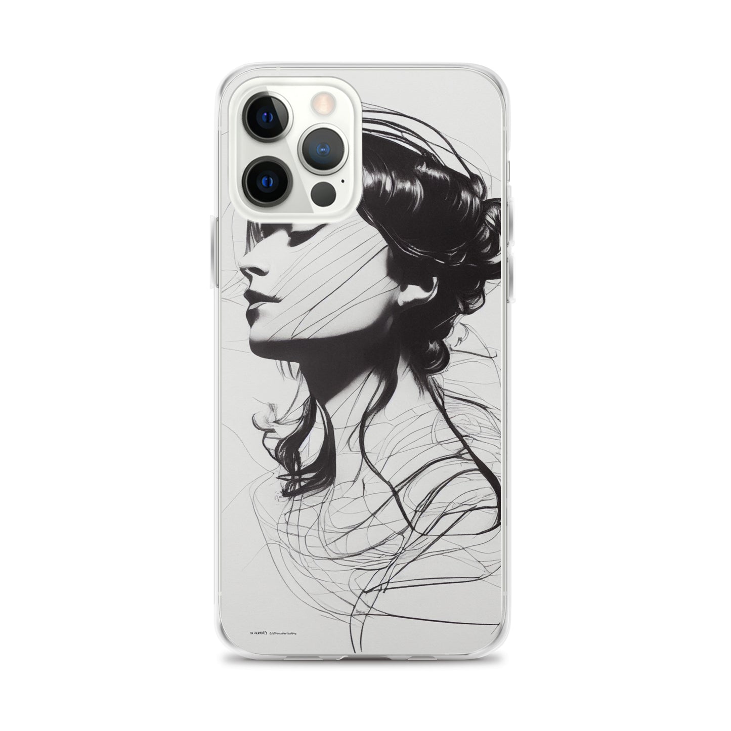 iPhone Case - Line Drawing of Woman's Profile